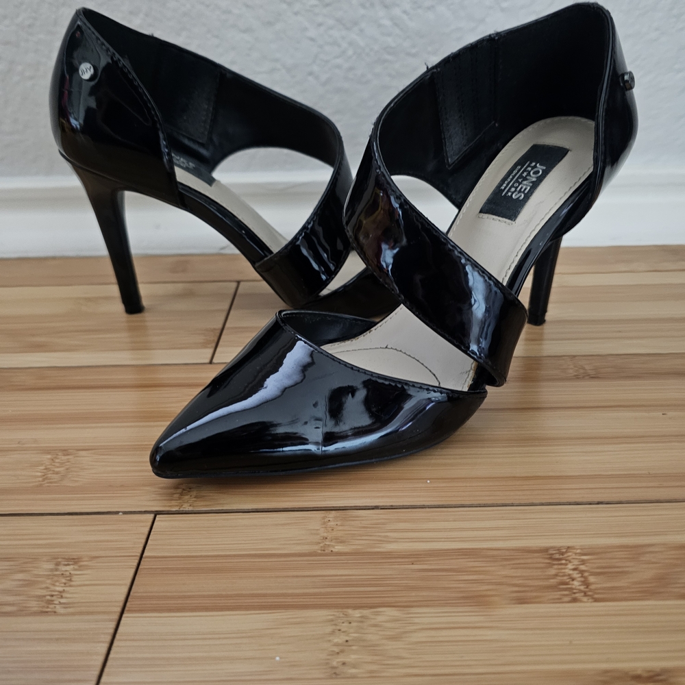 Jones New York Black Patent Heels Sz 6